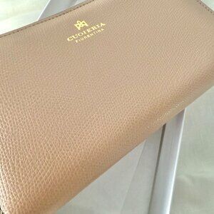 Cuoieria Zip Around Wallet - Color Desert